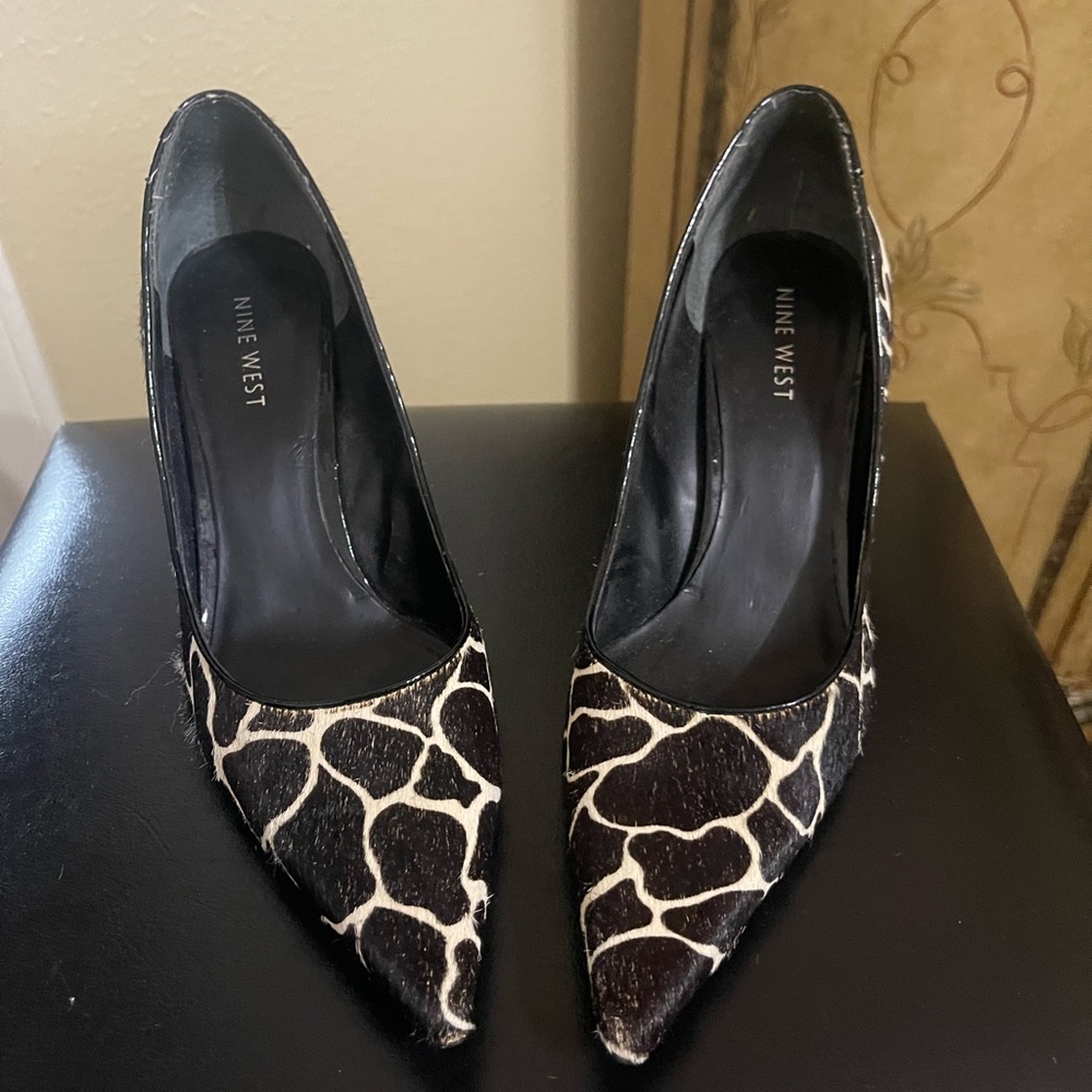 Nine West Giraffe Print Heels